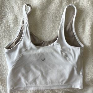 White lululemon align tank top